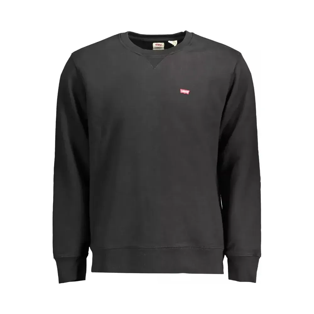 Levi's Black Cotton Men Sweater