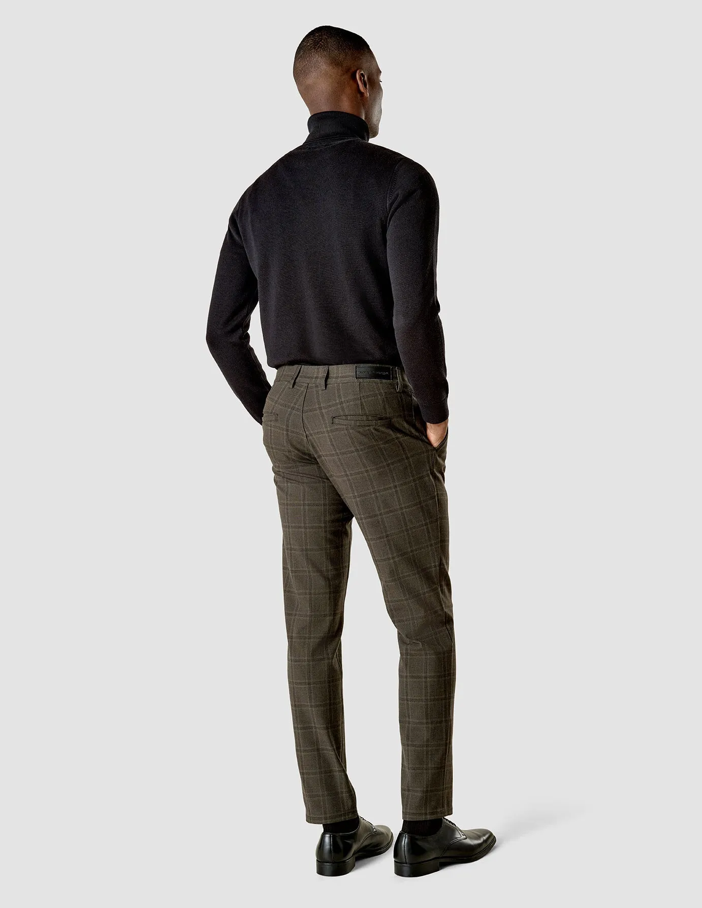 Limited Check Pants Slim Green