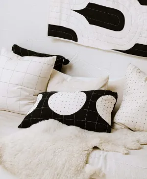 Lunar Dot Lumbar Pillow