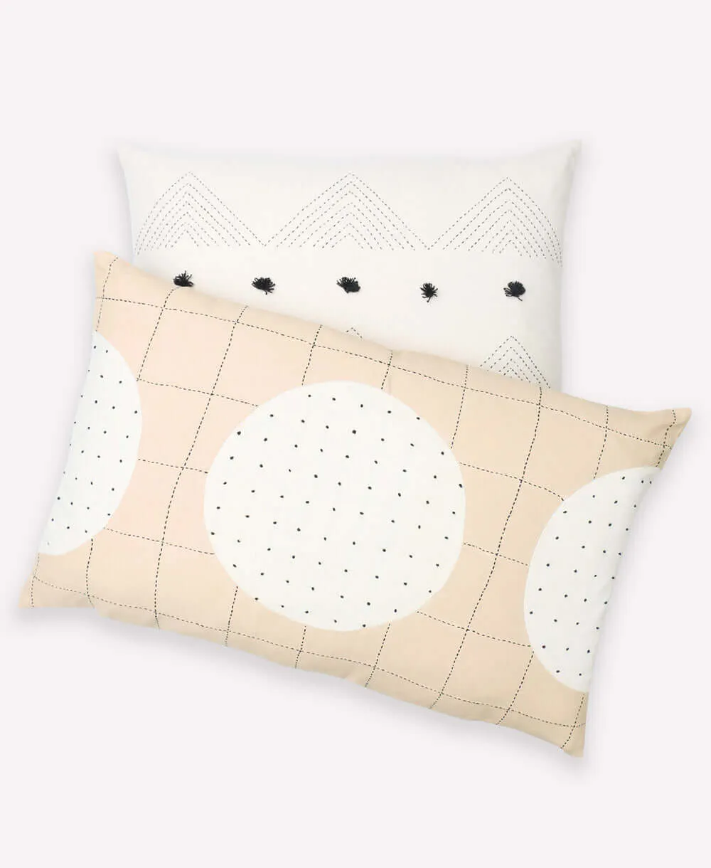 Lunar Dot Lumbar Pillow