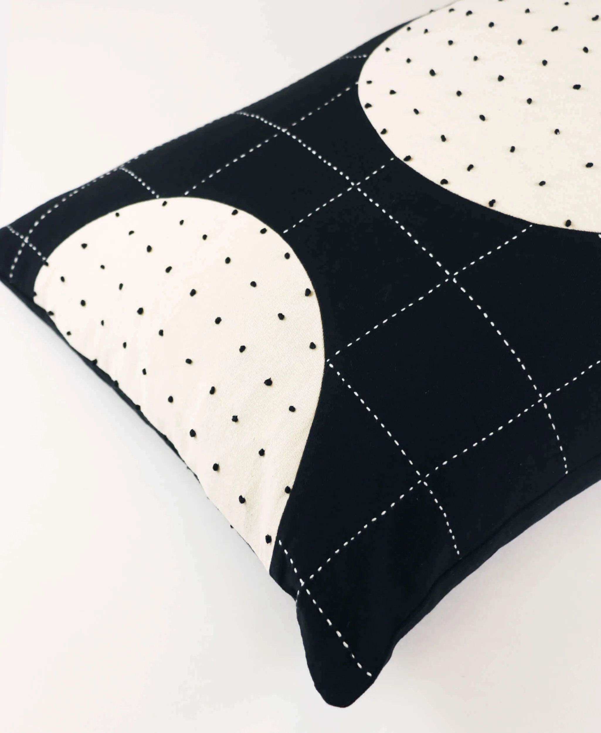 Lunar Dot Lumbar Pillow