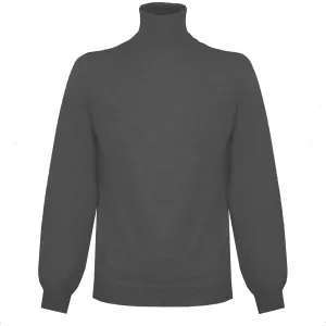 Malo Gray Cashmere Men Sweater