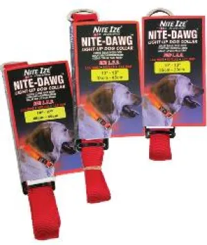 NI Nite Dawg Collar Large Red