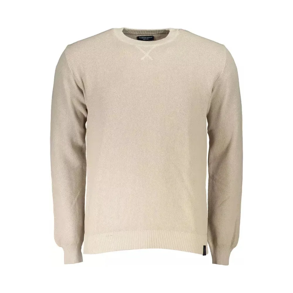 North Sails Beige Cotton Men Sweater