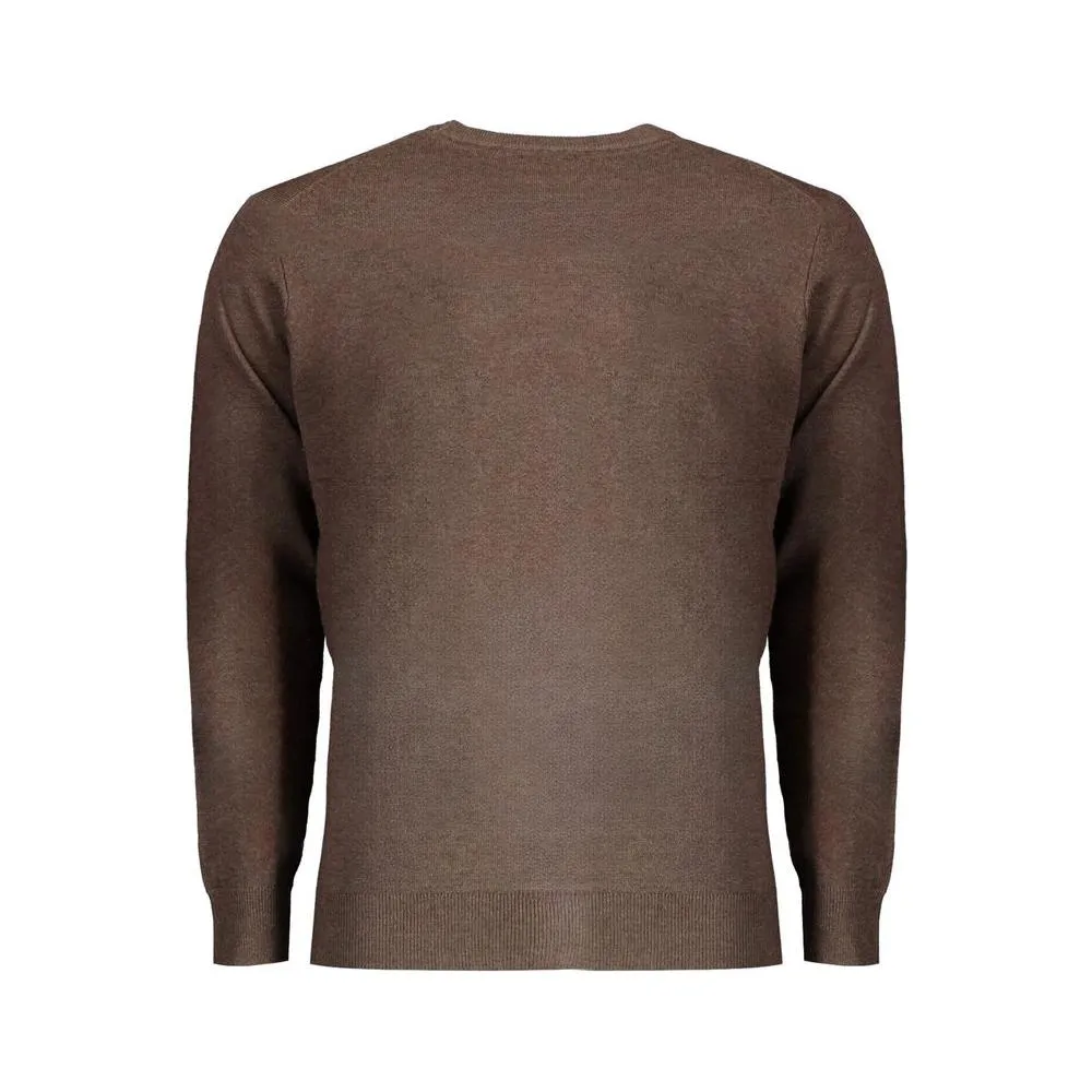 Norway 1963 Brown Wool Men Sweater