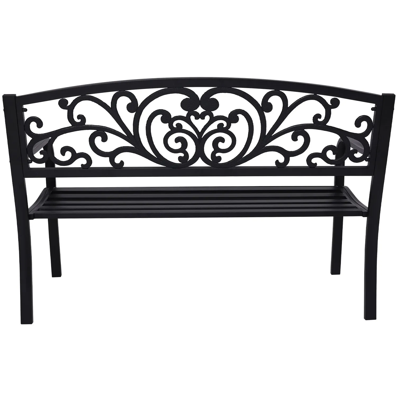 Outdoor Garden Bench - Floral