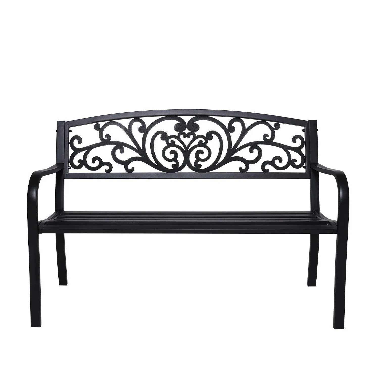 Outdoor Garden Bench - Floral