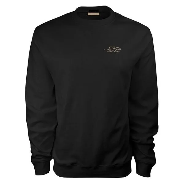 Perfecta Pima Cotton Crew - Black