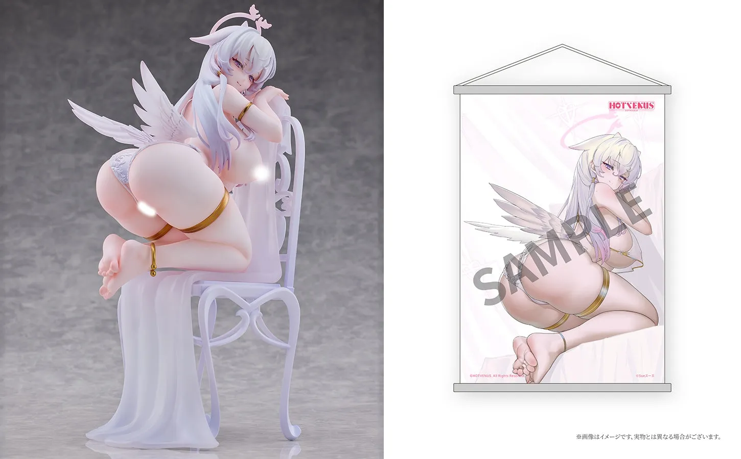 Pure White Angel-chan Tapestry Set Edition 1/6 Scale Figure