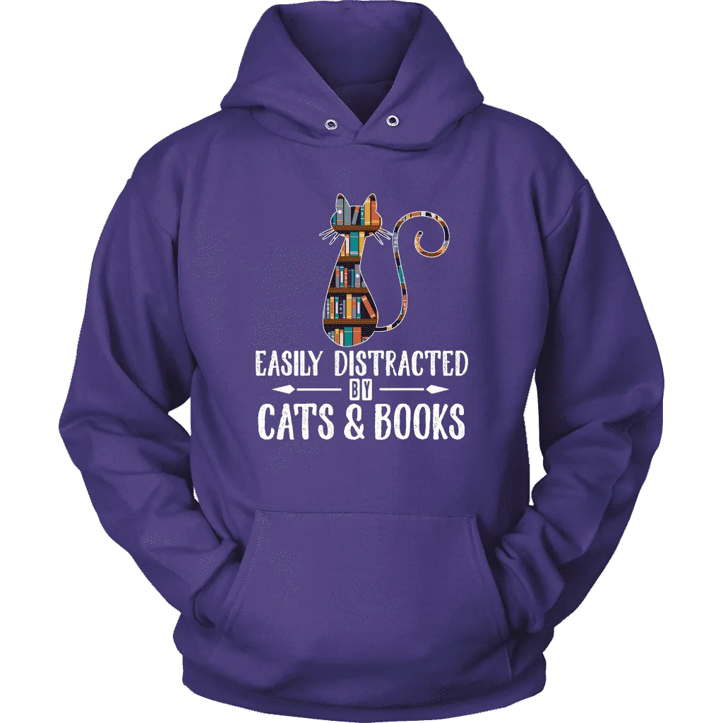 "Cats and books" Hoodie