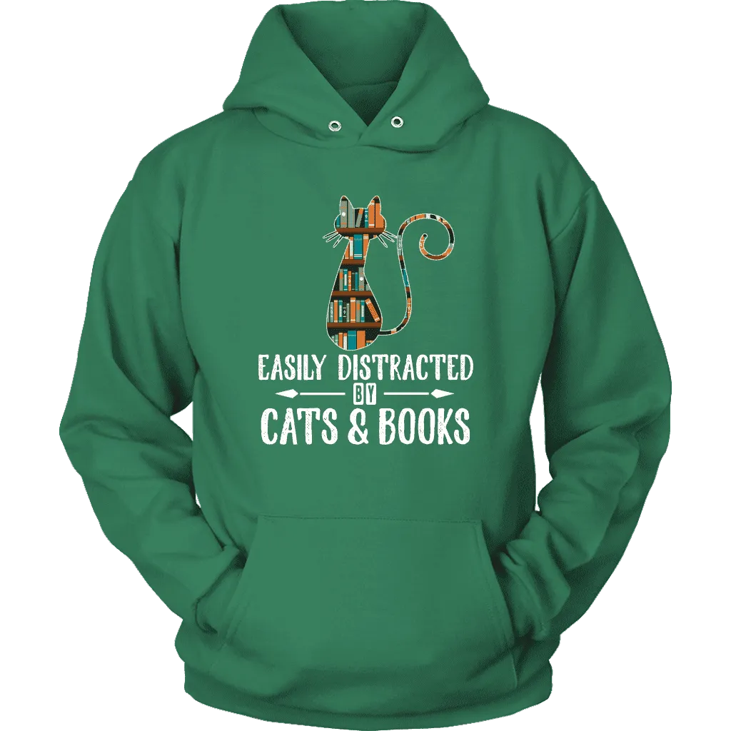 "Cats and books" Hoodie