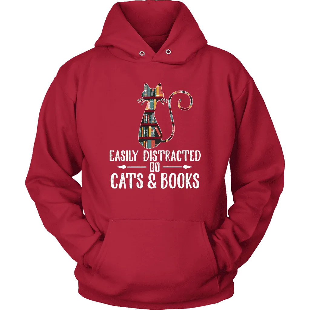 "Cats and books" Hoodie