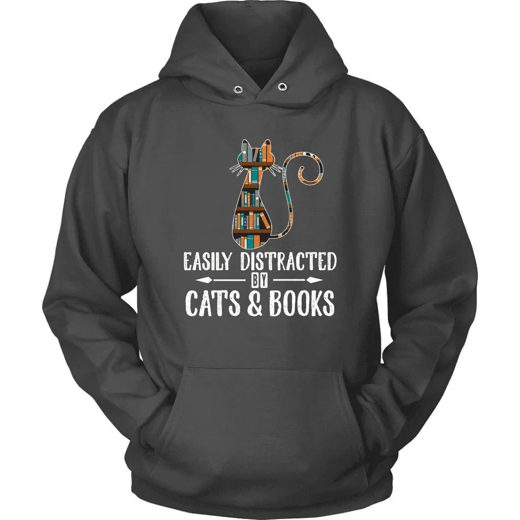 "Cats and books" Hoodie