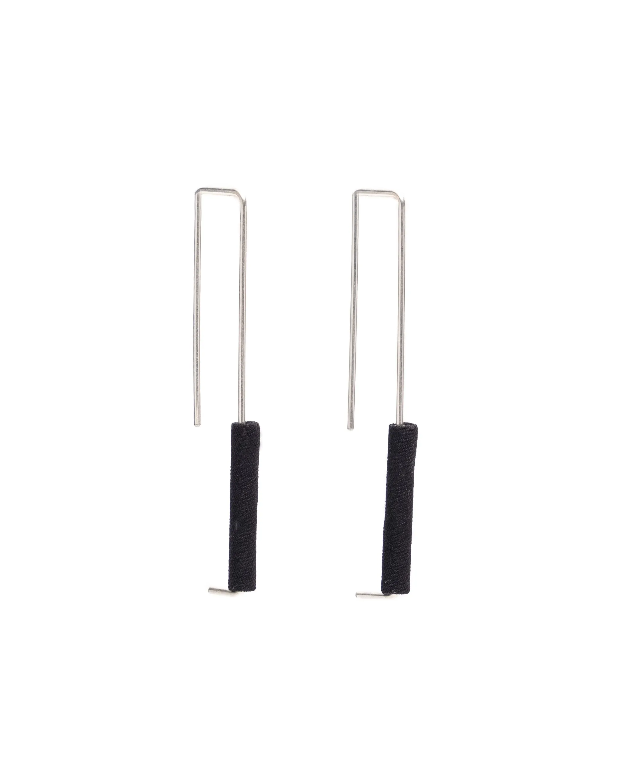 Rectangle Earrings Silver