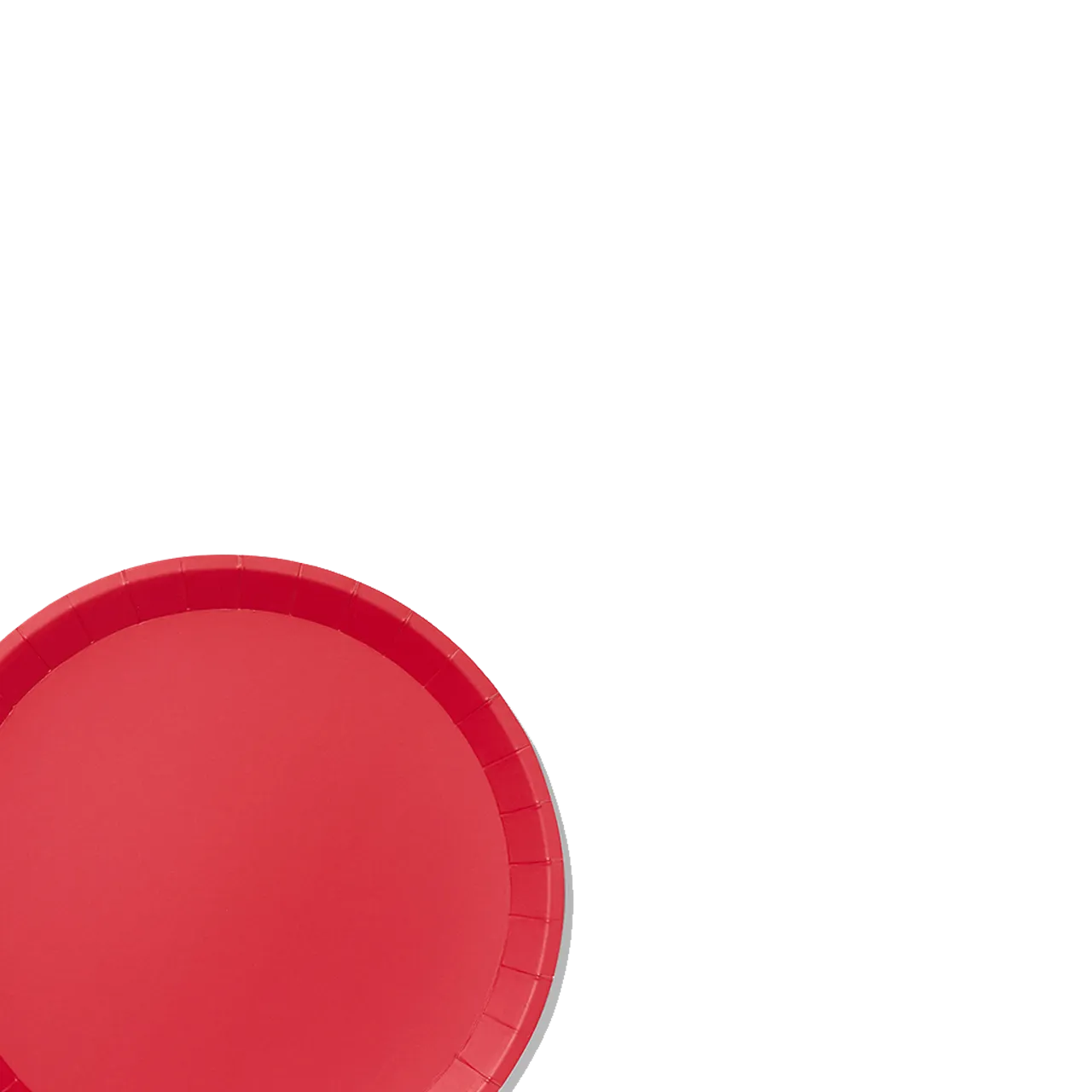 Red Classic Large Plates (10 per pack)