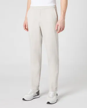 Slim Fit Linen-Blend Trousers