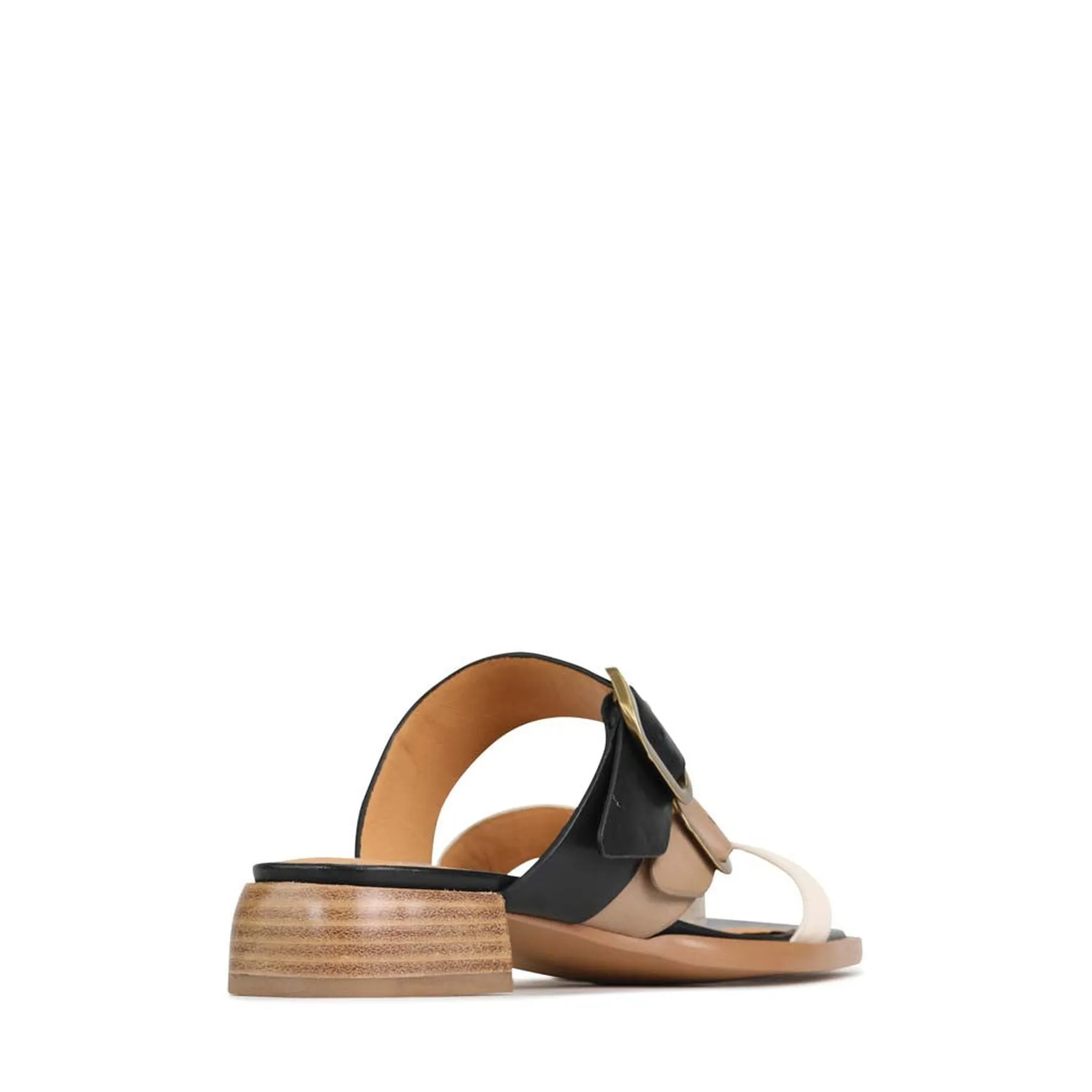 TEIA SLIDE SANDALS  LEATHER