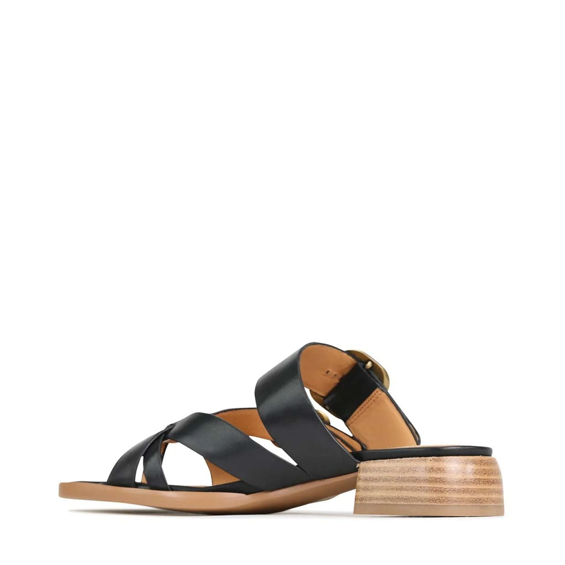 TEIA SLIDE SANDALS  LEATHER