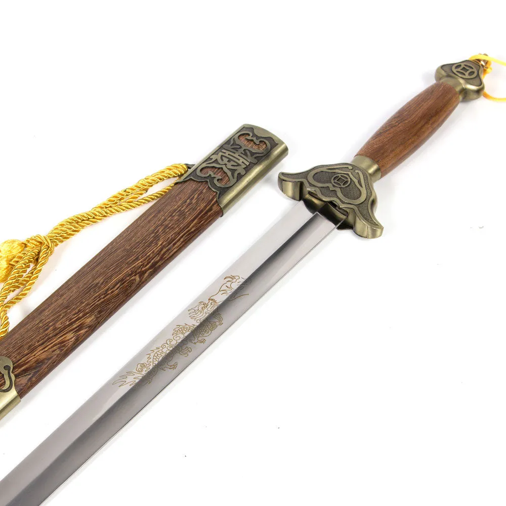 Traditional Straight Sword from Longquan Forge