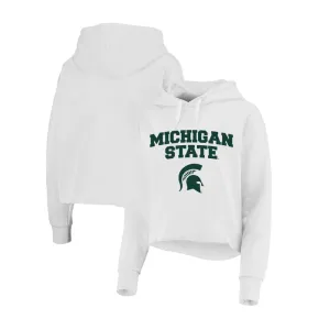 Venley NCAA Michigan State Spartans Women's Cropped Long Sleeve Tshirt