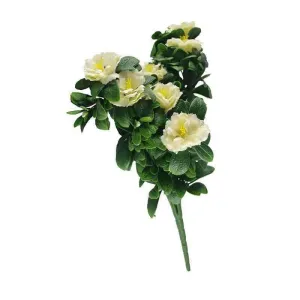 White Rose Bunch 45cm UV Resistant