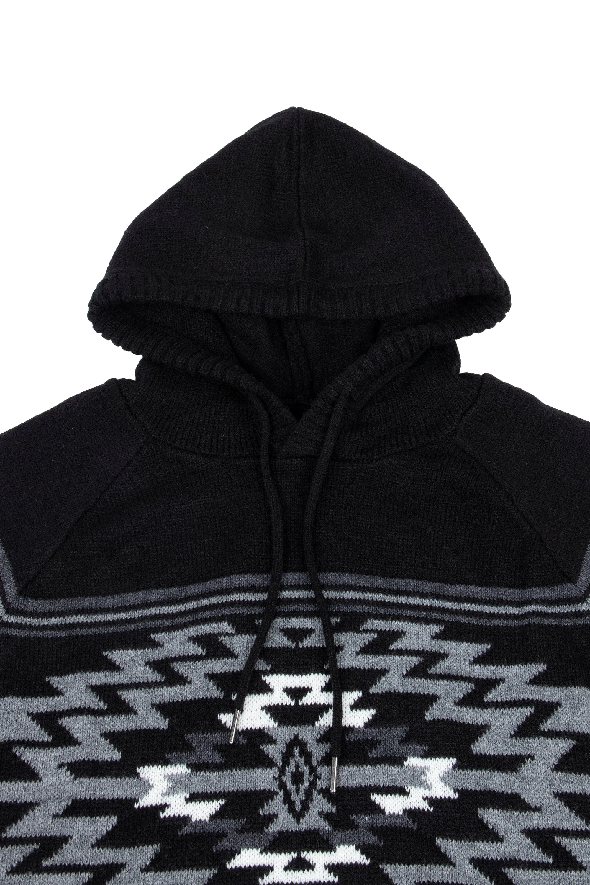 X RAY Men's Aztek Print Pullover Hoodie Sweater