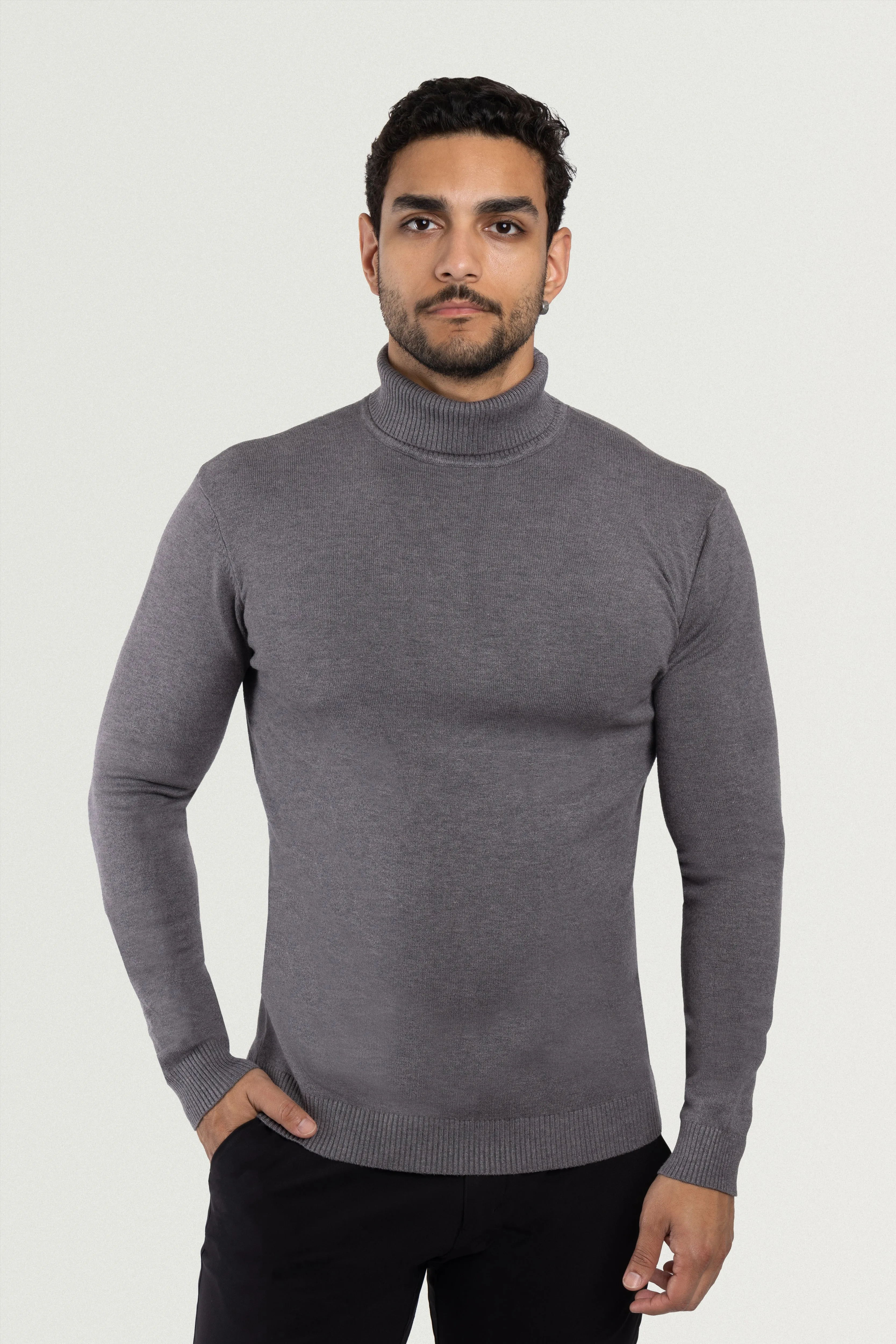 X RAY Men's Turtleneck Mock Neck Pullover Sweater Big & Tall Available