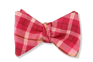 Zelzah Plaid Butterfly Bow Tie